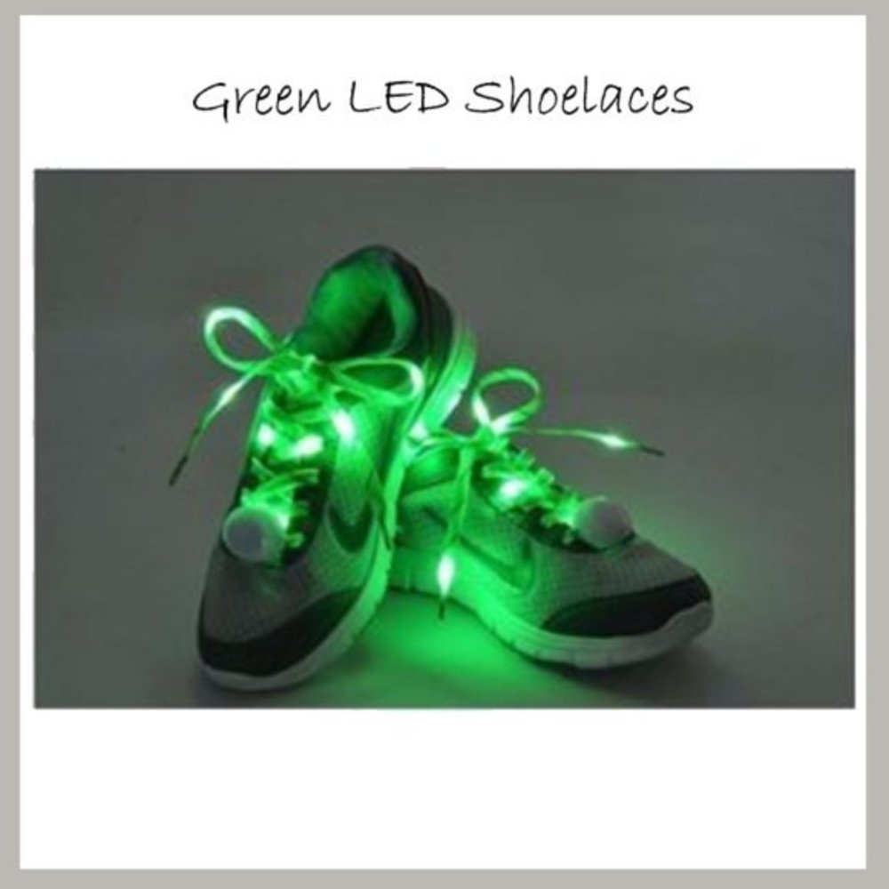 ✨ LED Light Up Shoelaces – YOU Choose 2 Colors! | Glow in the Dark Shoe Laces - Picture 6 of 16